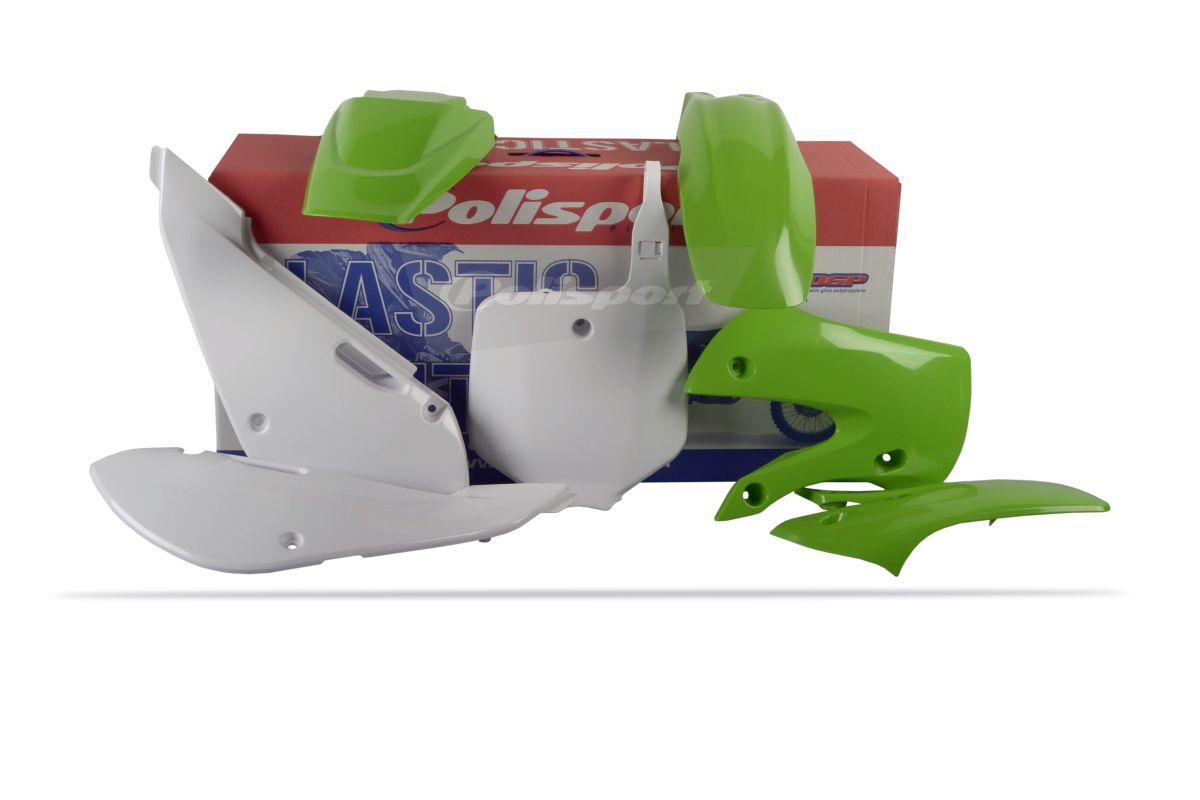 Plastic body kit POLISPORT 90162 OEM Color for KAWASAKI KX 65 2000-2025