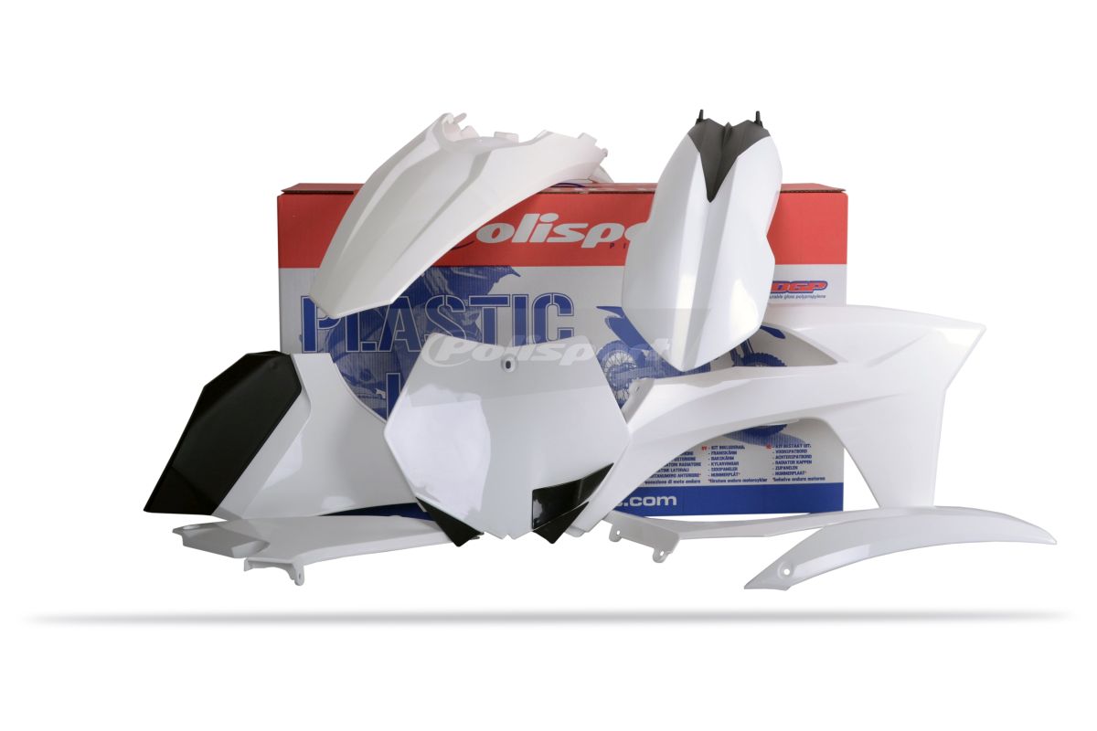 Plastic body kit POLISPORT white