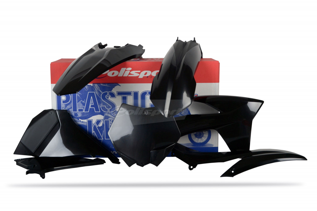 Plastic body kit POLISPORT 90407 Crni