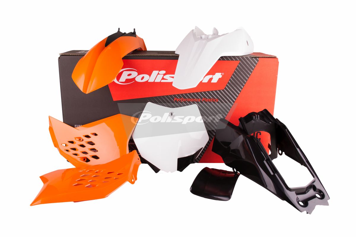 Plastic body kit POLISPORT 90450 OEM Color for KTM SX 65 2012-2015