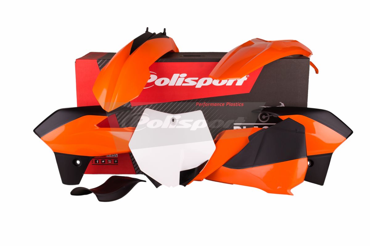 Plastic body kit POLISPORT 90555 OEM Color