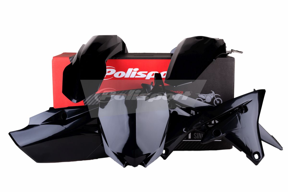 Plastic body kit POLISPORT 90583 Crni for YAMAHA YZ 250 F 2014-2018, YAMAHA YZ 450 F 2014-2017