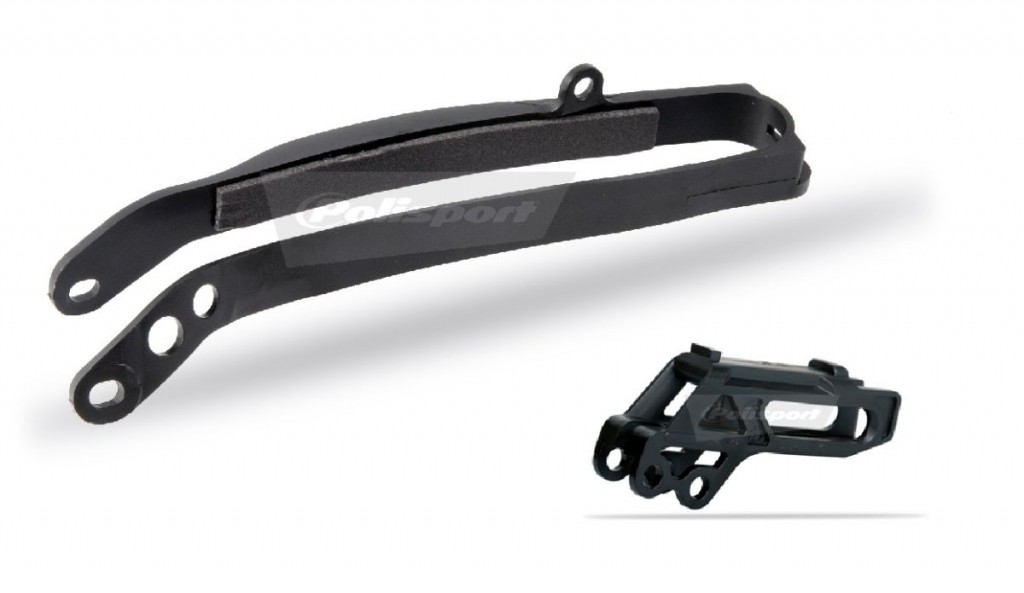 Chain guide / slider kit POLISPORT 90586 Crni