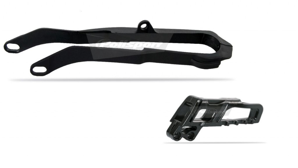 Chain guide / slider kit POLISPORT 90592 Crni