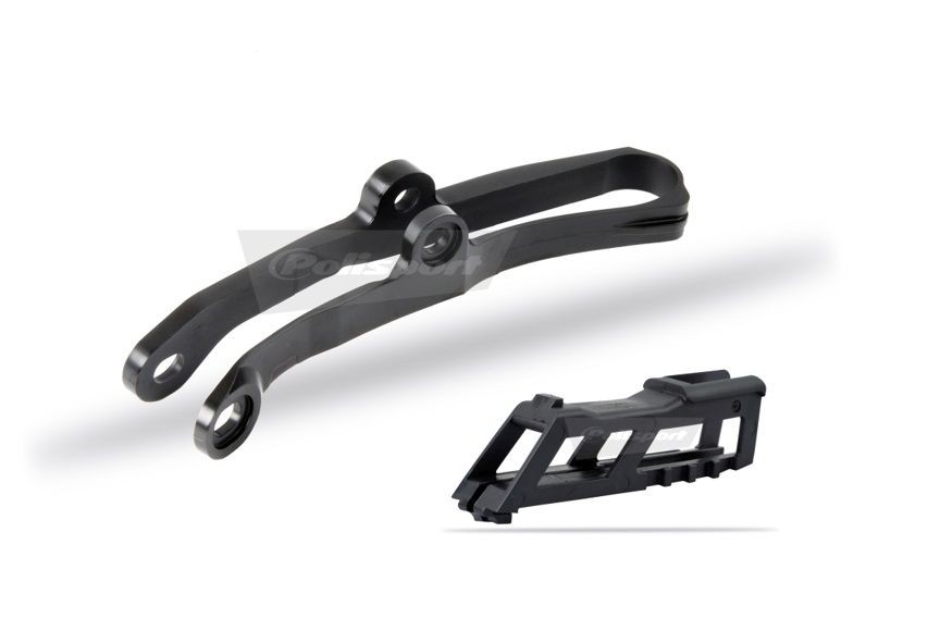 Chain guide / slider kit POLISPORT Crni
