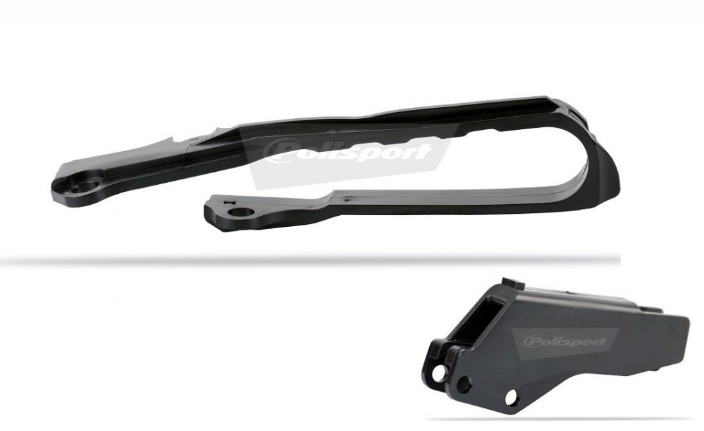 Chain guide / slider kit POLISPORT 90601 Crni