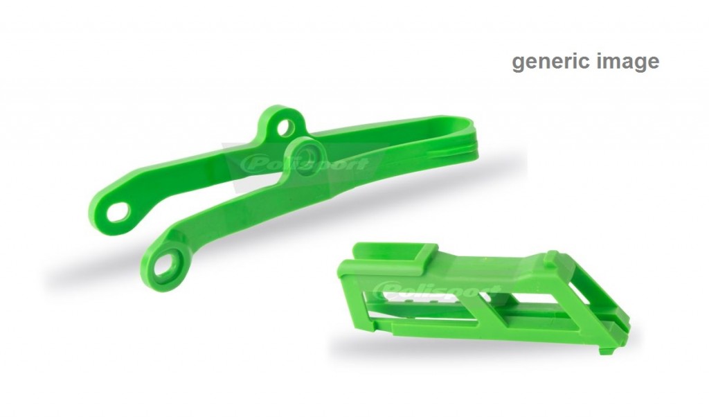 Chain guide / slider kit POLISPORT 90676 green 05