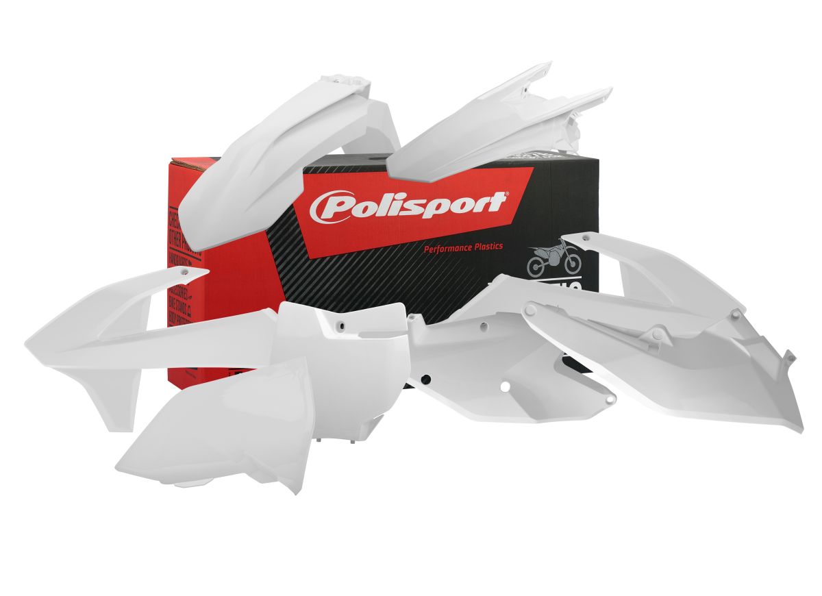 Plastic body kit POLISPORT 90680 white