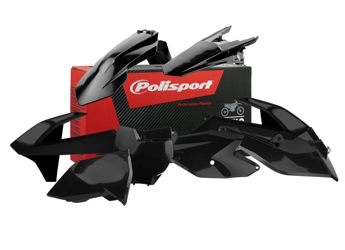 Plastic body kit POLISPORT 90681 Crni