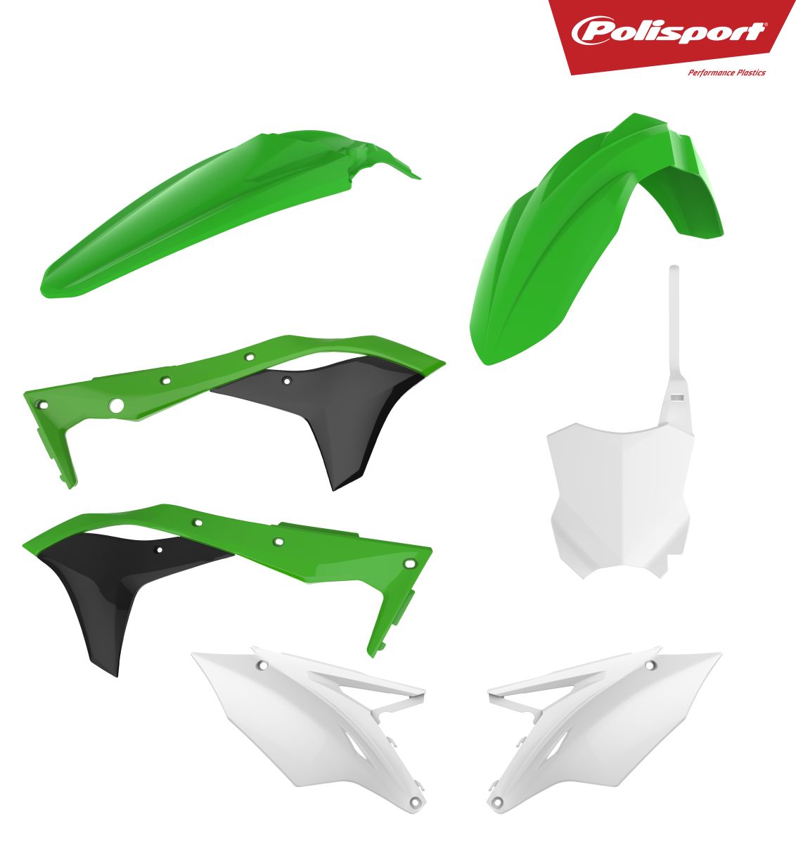 Plastic body kit POLISPORT 90713 OEM Color