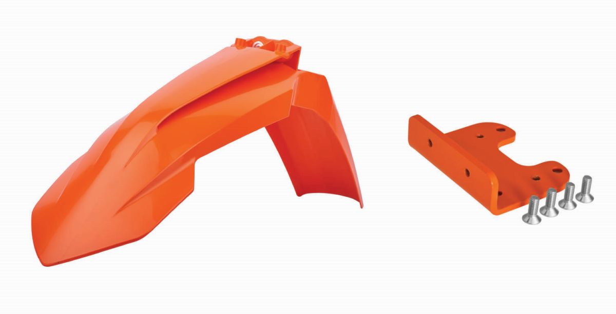 Prednji blatobran POLISPORT 90734 with adaptor orange KTM 16