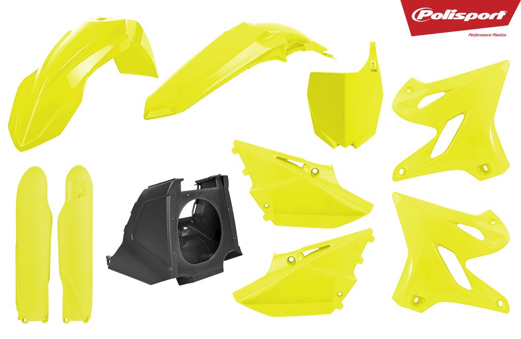 Plastic body kit POLISPORT restyling Flo yellow