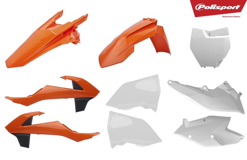 Plastic body kit POLISPORT 90750 OEM Color