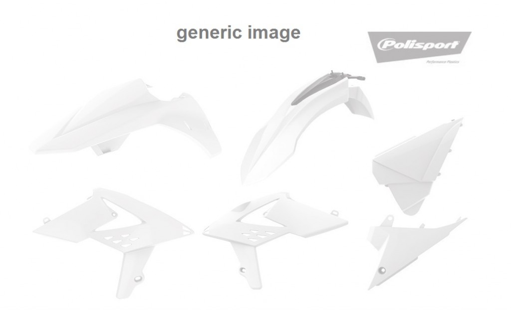 Plastic body kit POLISPORT 90777 Crni