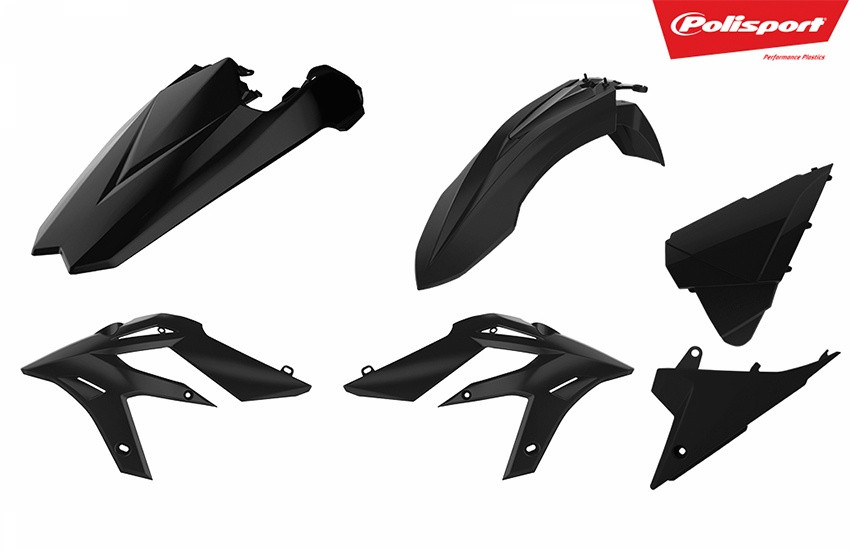 Plastic body kit POLISPORT 90786 Crni for BETA Xtrainer 250 2015-2019, BETA Xtrainer 300 2015-2019