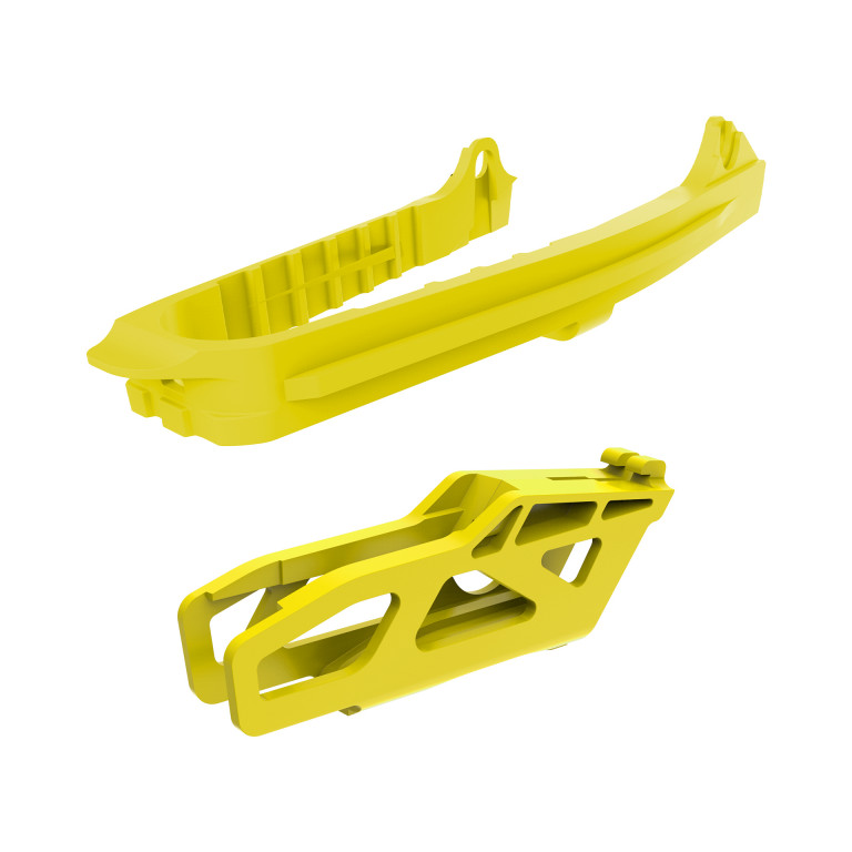 Kit chain guide & chain slider POLISPORT 90796 Yellow