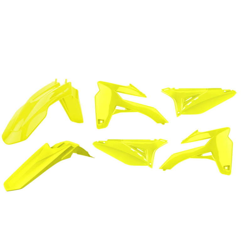 Plastic body kit POLISPORT Flo Yellow