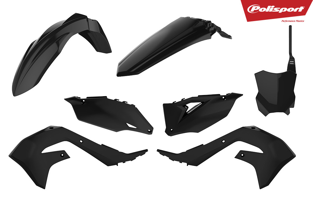 Plastic body kit POLISPORT 90818 Crni