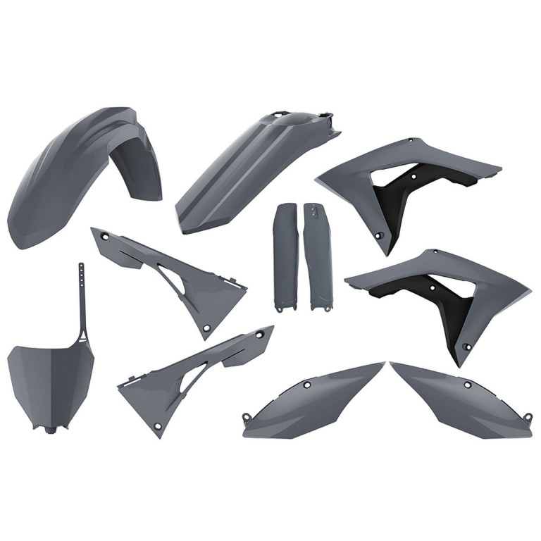 Plastic body kit POLISPORT 90827 grey