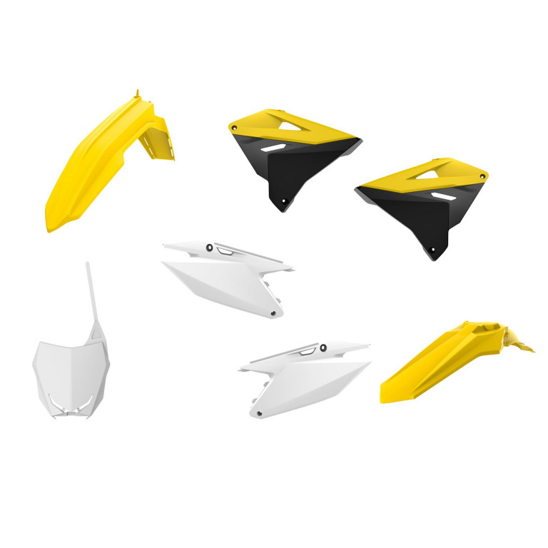 Plastic body kit POLISPORT 90864 OEM Color for SUZUKI RM 125 2001-2008, SUZUKI RM 250 2001-2008