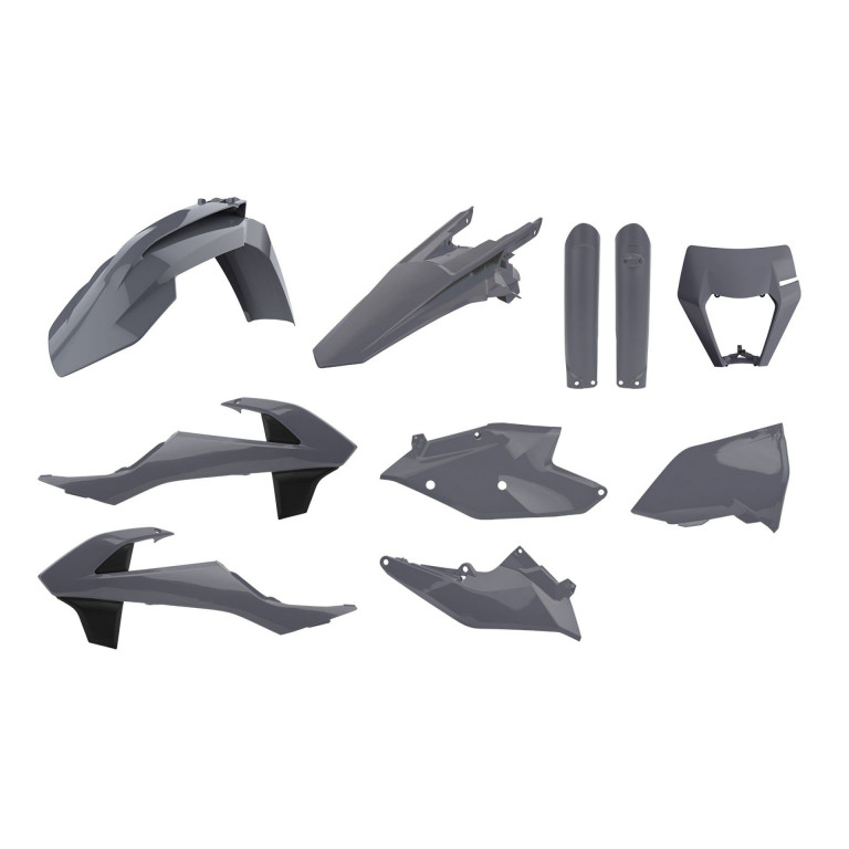 Plastic body kit POLISPORT 90889 nardo grey