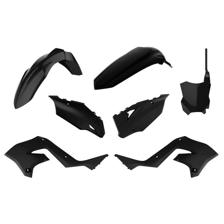 Plastic body kit POLISPORT 90934 restyling Crni