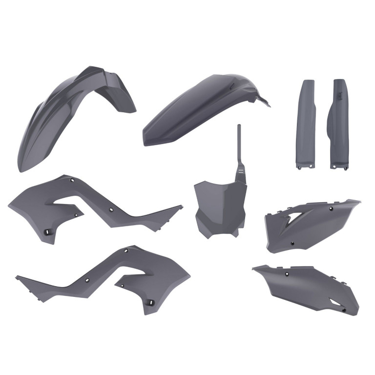 Plastic body kit POLISPORT restyling nardo grey