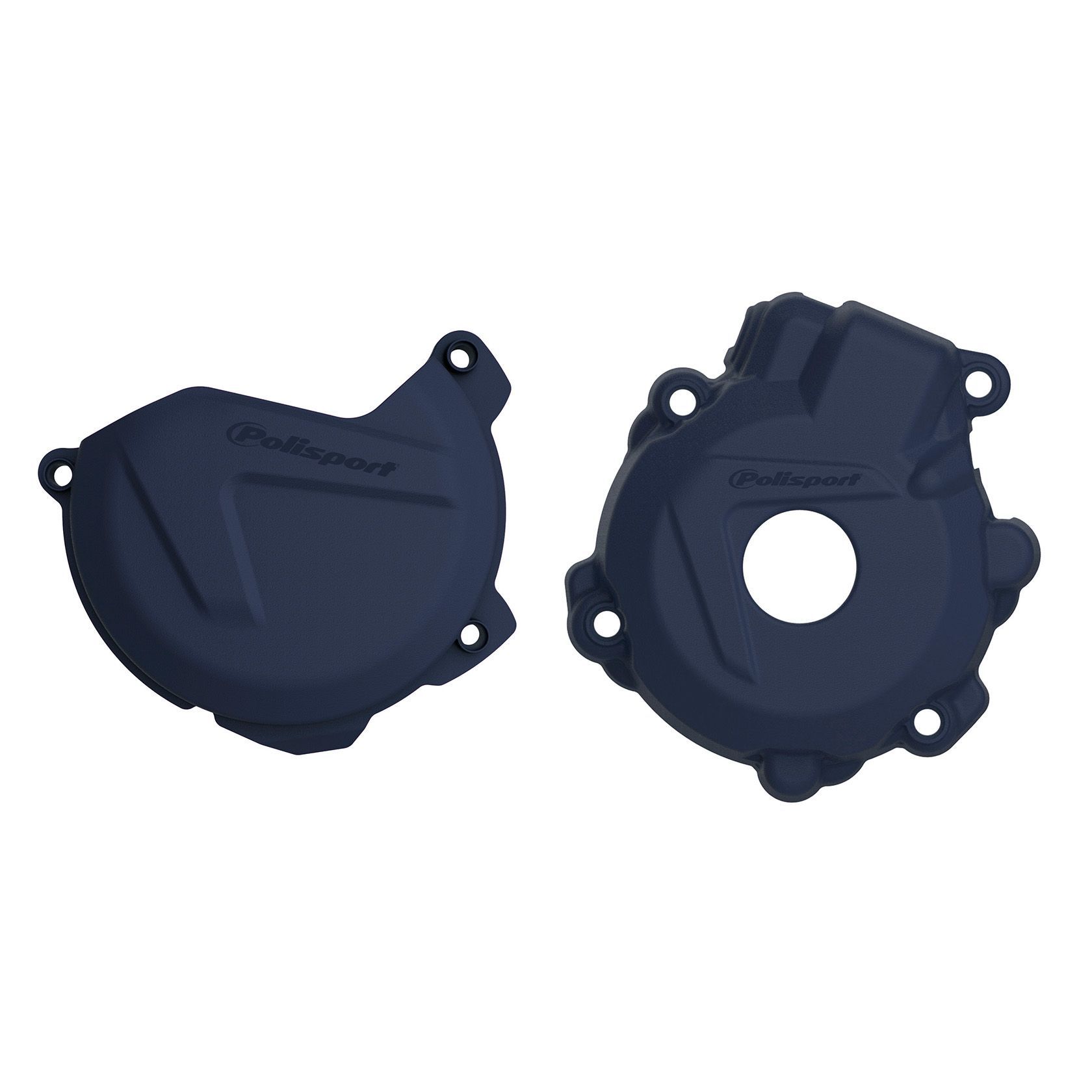 Clutch and ignition cover protector kit POLISPORT Plavi