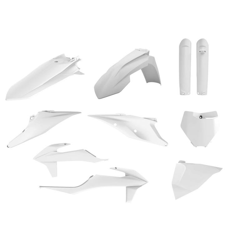 Plastic body kit POLISPORT 91013 white BD