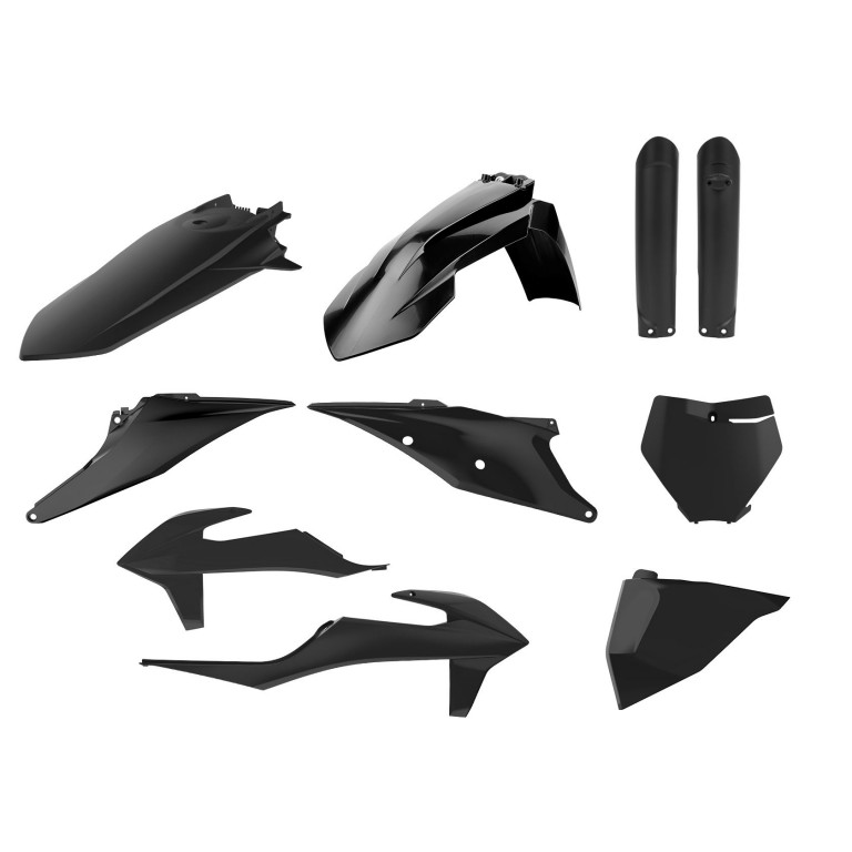 Plastic body kit POLISPORT 91014 Crni