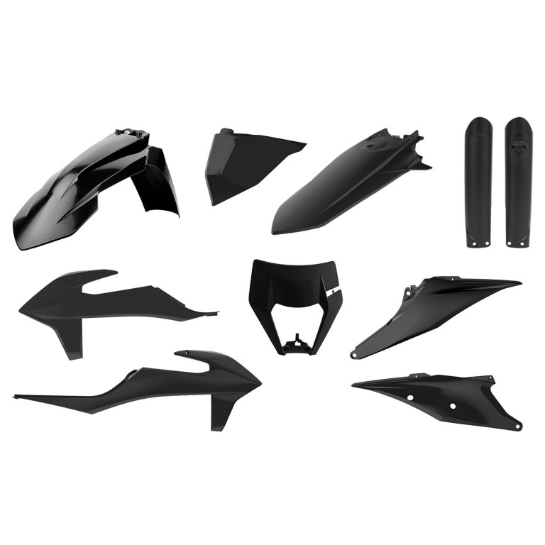 Plastic body kit POLISPORT 91017 Crni