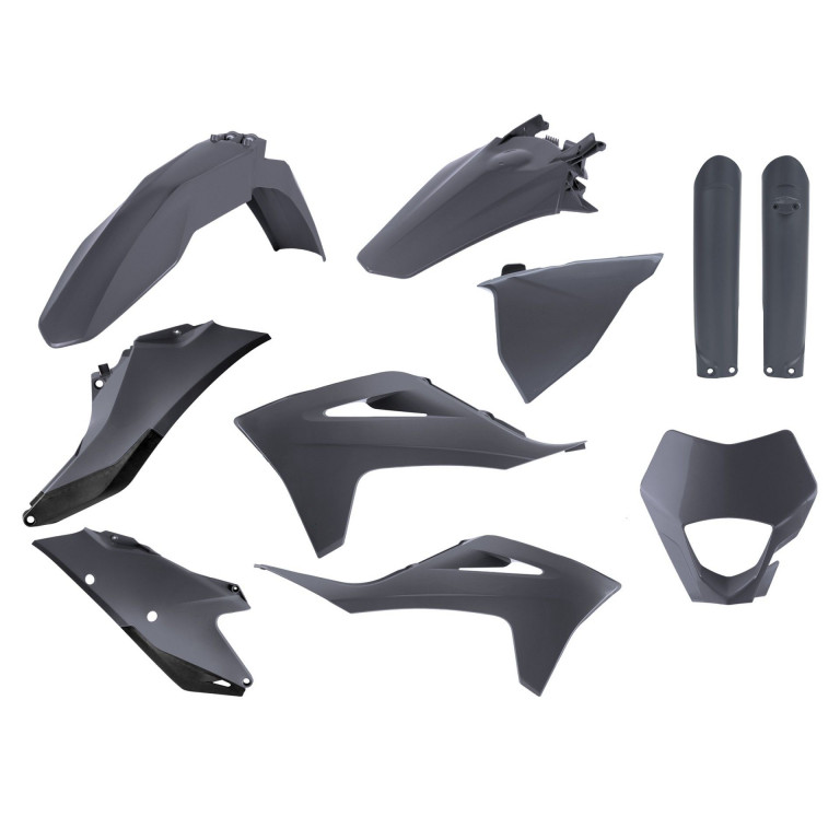 Plastic body kit POLISPORT 91029 enduro Nardo Grey