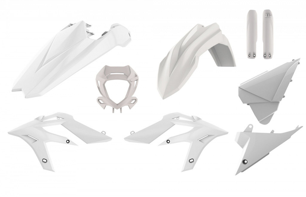 Plastic body kit POLISPORT 91061 enduro White for BETA Xtrainer 250 2020-2022, BETA Xtrainer 300 2020-2022