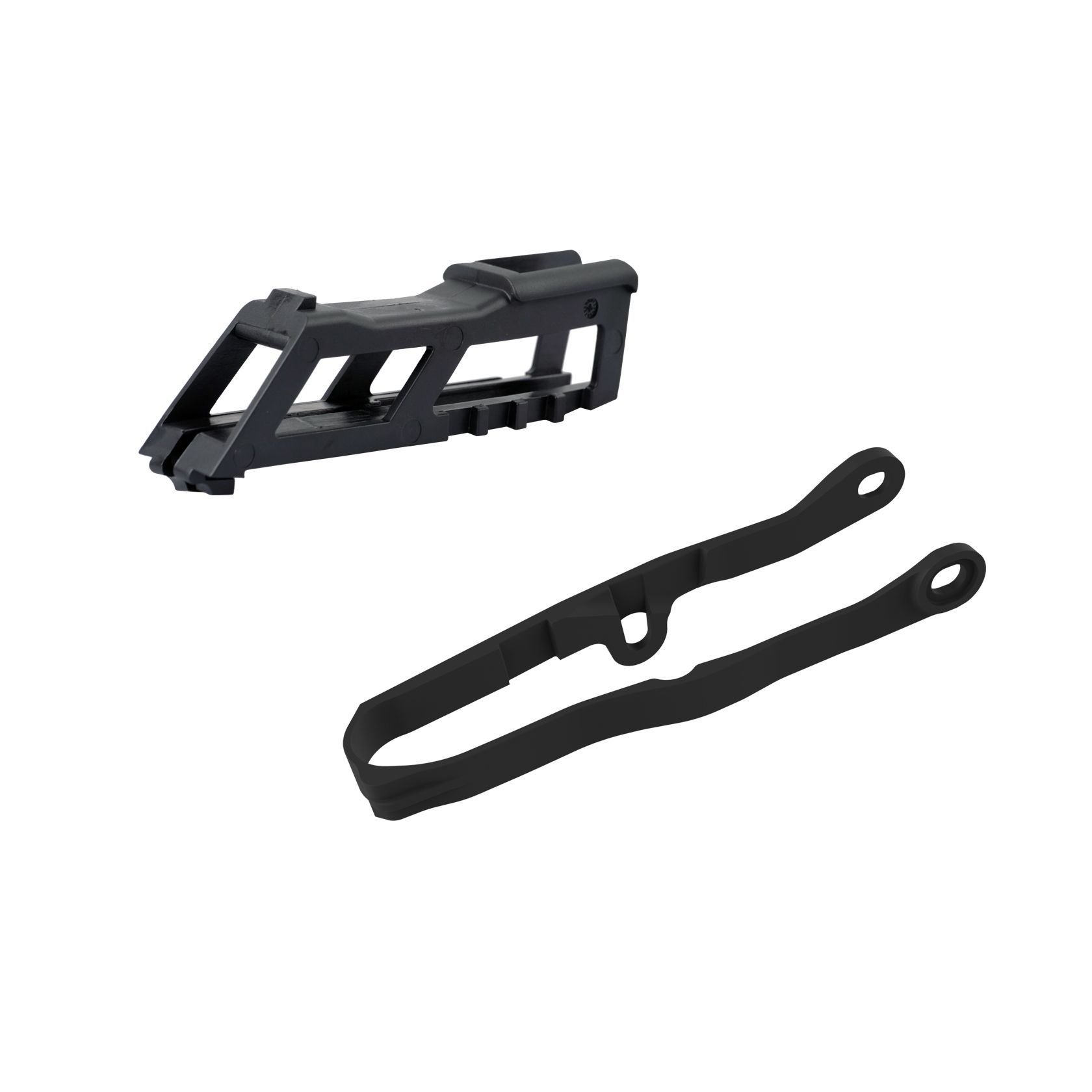 Chain guide/slider kit POLISPORT Crni