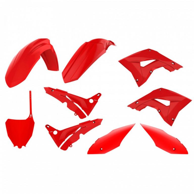 Plastic body kit POLISPORT 91089 restyling Crven for HONDA CR 125 R 2002-2007, HONDA CR 250 R 2002-2007