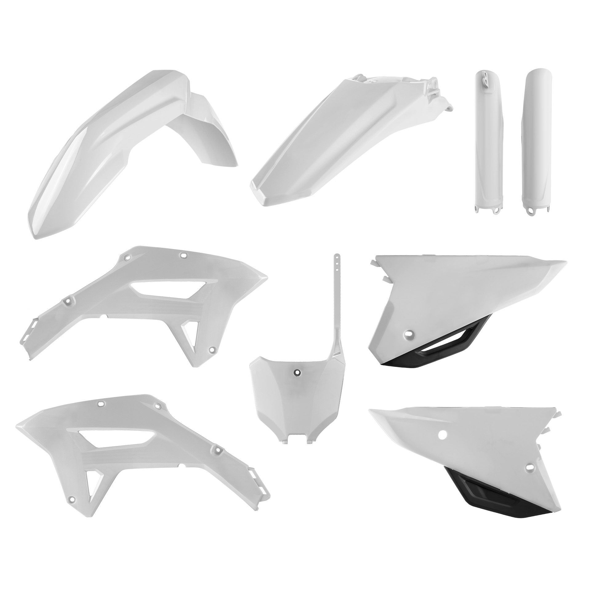 Plastic body kit POLISPORT 91093 White for HONDA CRF 250 RX  2022-2024, HONDA CRF 450 RX 2021-2024