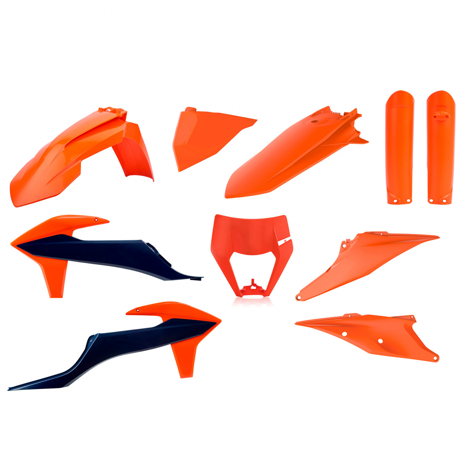 Plastic body kit POLISPORT 91104 OEM color