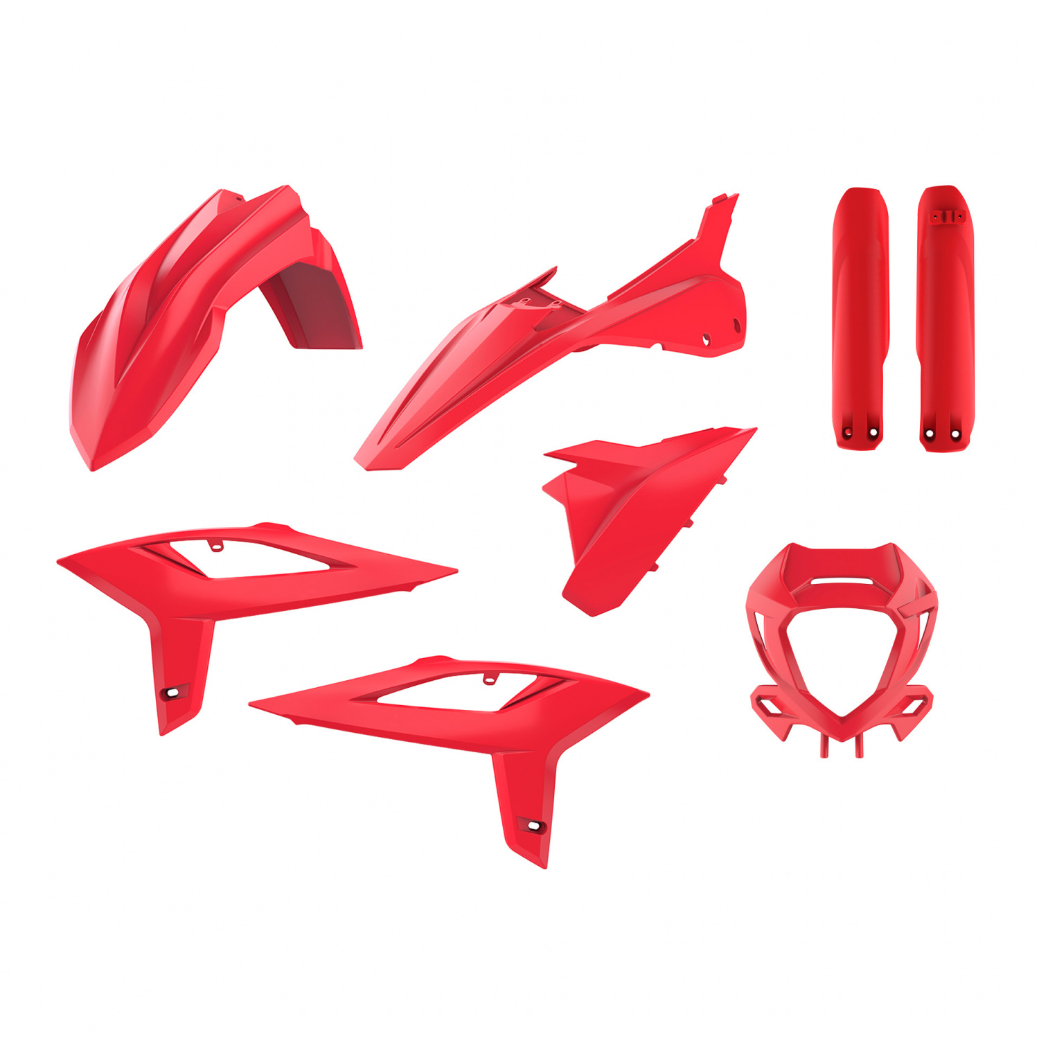 Plastic body kit POLISPORT 91117 enduro OEM Color
