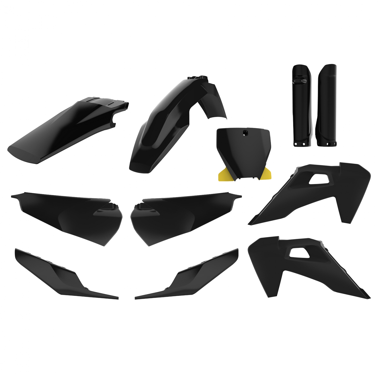 Plastic body kit POLISPORT 91122 Crni