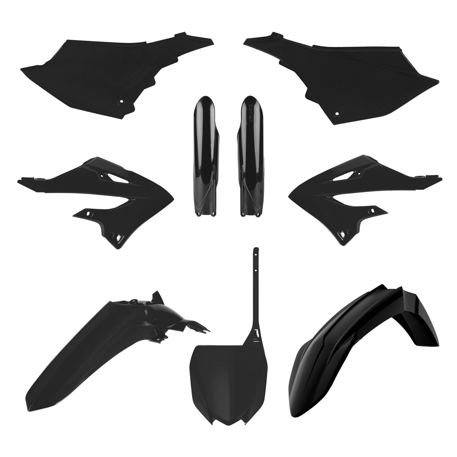 Plastic body kit POLISPORT 91129 Crni