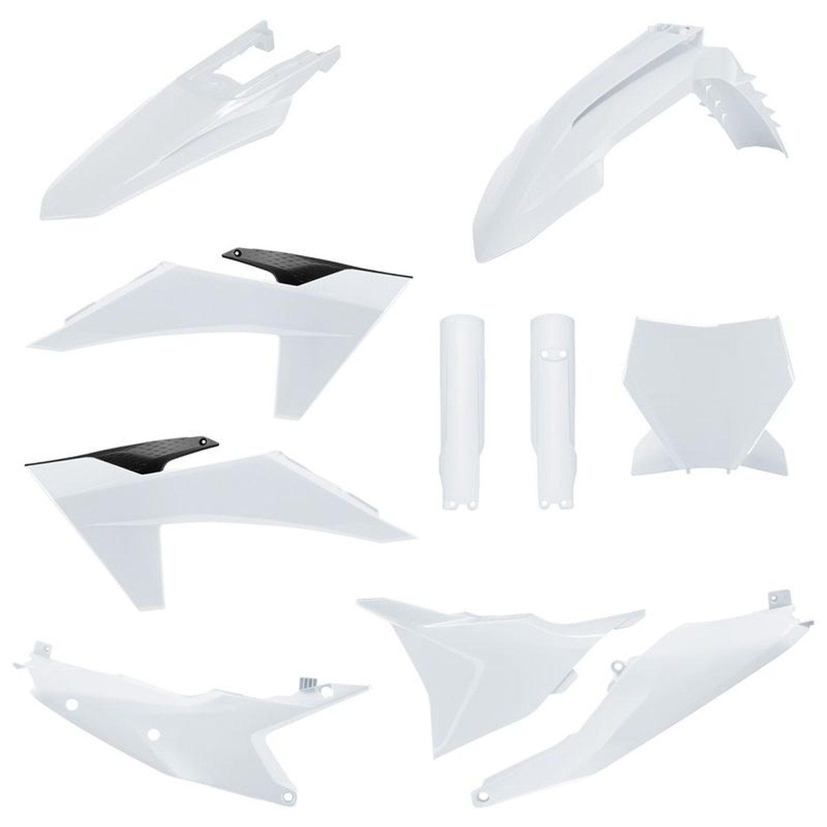Plastic body kit POLISPORT 91287 White
