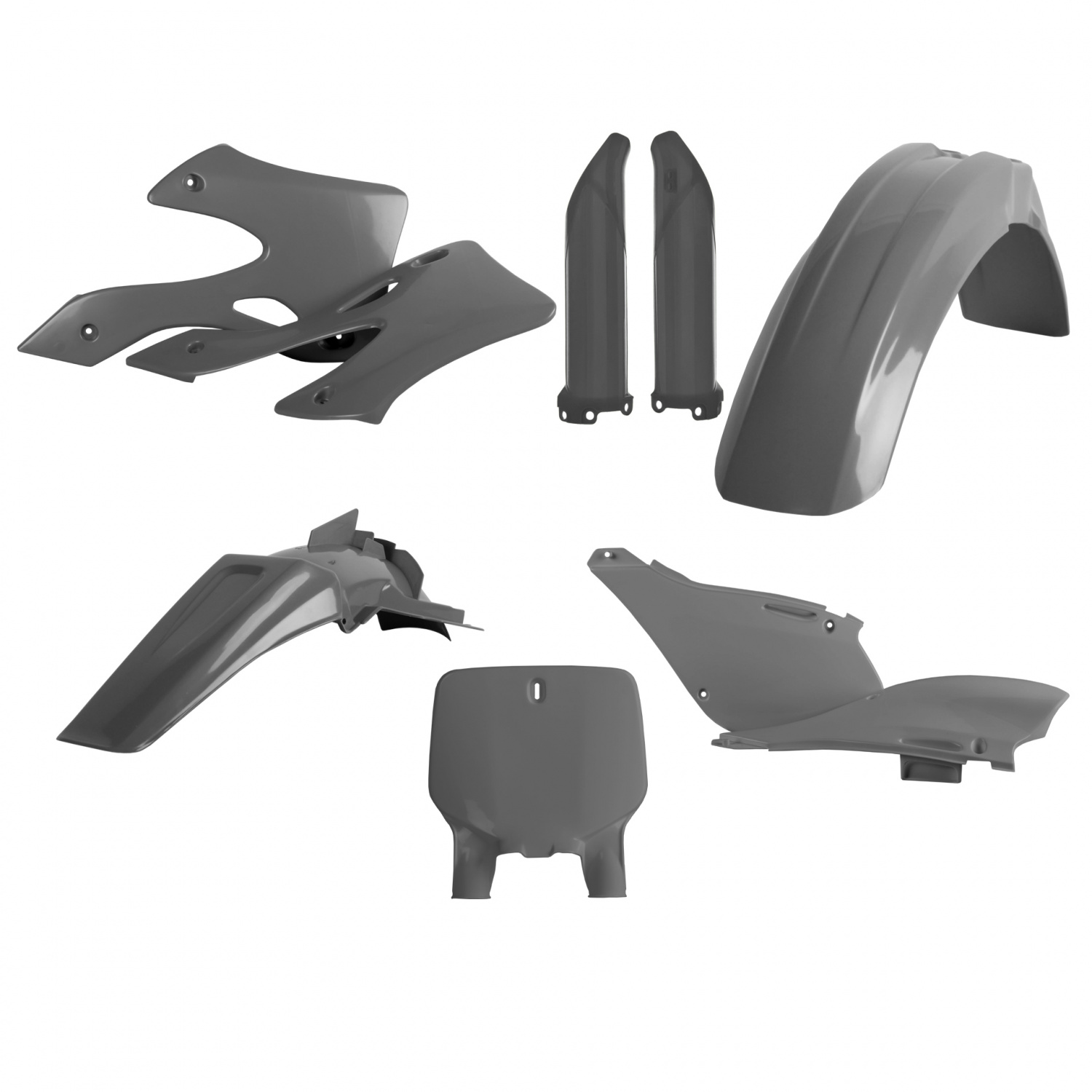 Plastic body kit POLISPORT 91301 Nardo Grey