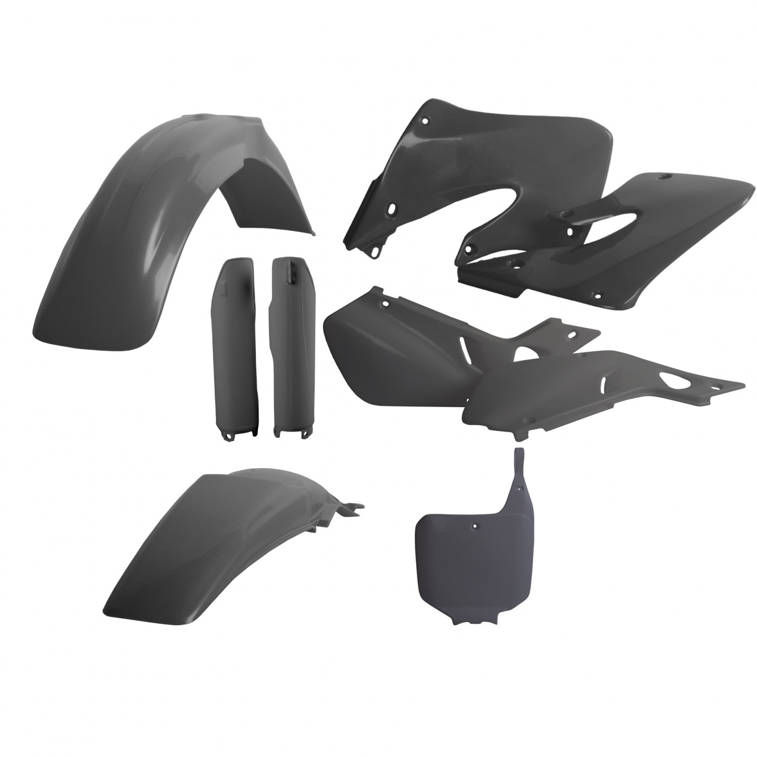Plastic body kit POLISPORT 91303 Nardo Grey