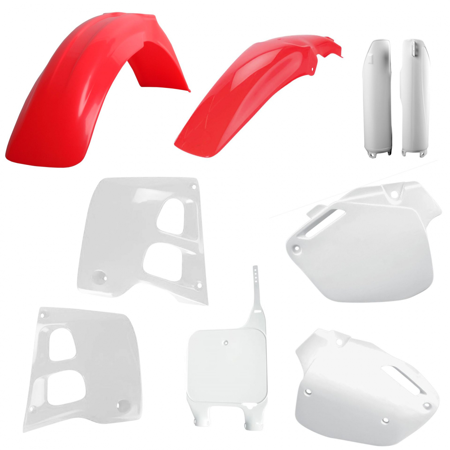 Plastic body kit POLISPORT 91326 OEM color for HONDA CR 125 R 1991-1992, HONDA CR 250 R 1990-1991