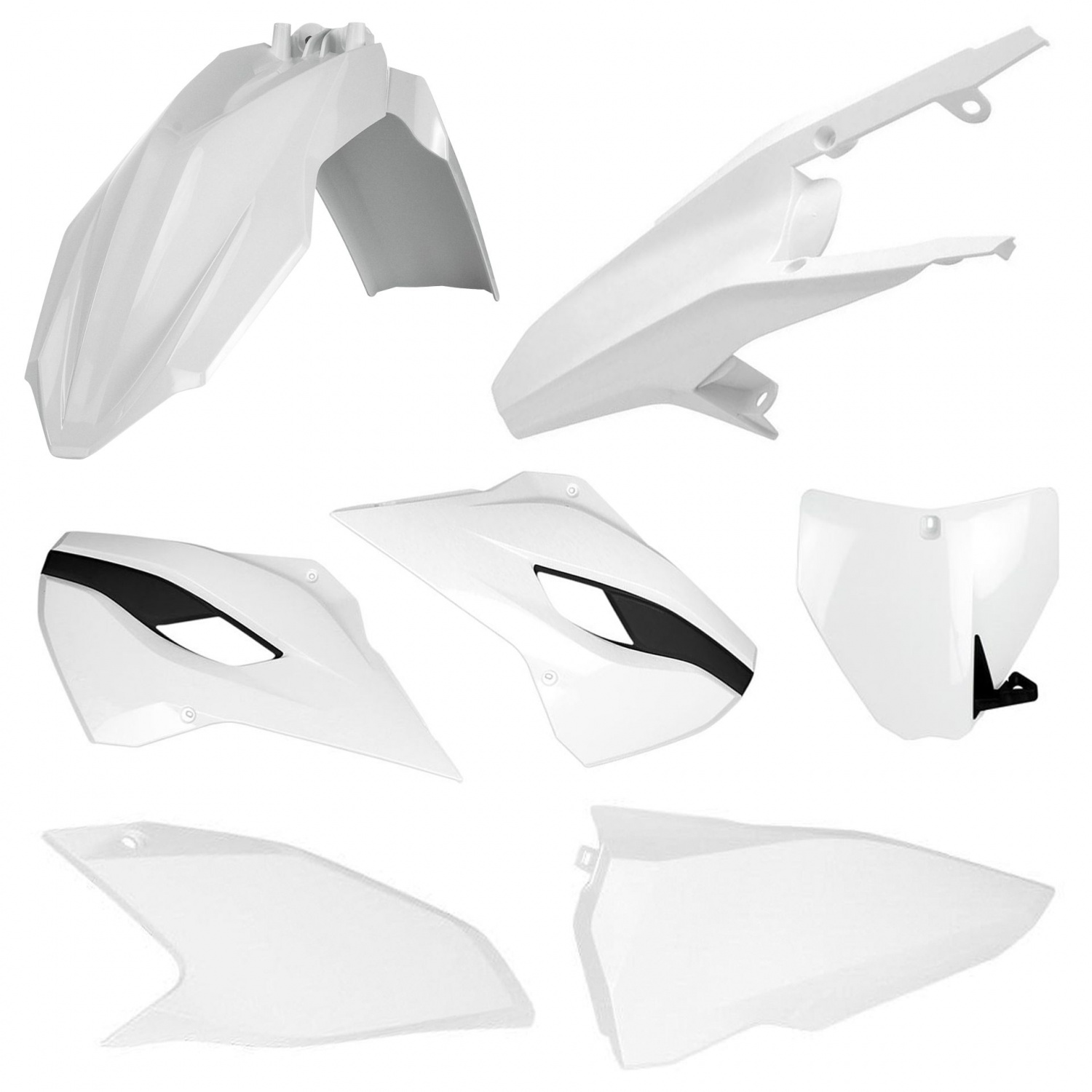 Plastic body kit POLISPORT 91332 White