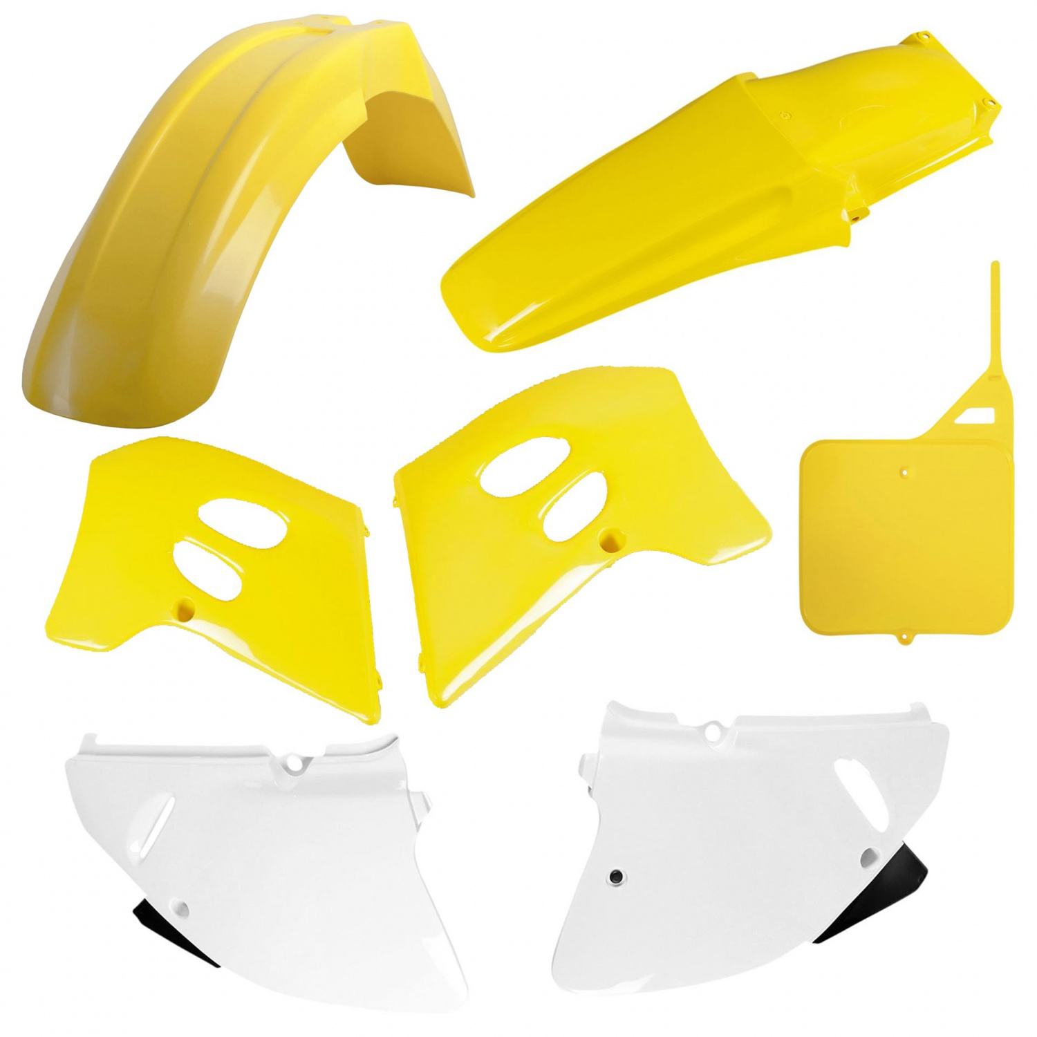Plastic body kit POLISPORT 91344 OEM color for SUZUKI RM 125 1993-1995, SUZUKI RM 250 1993-1995