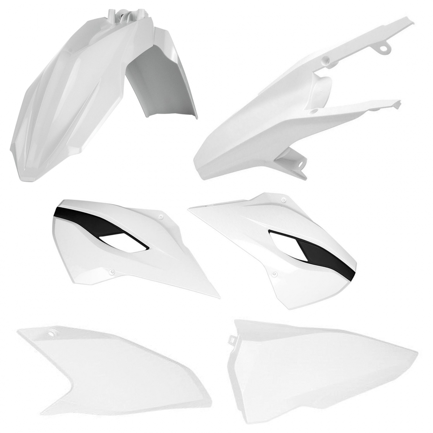 Plastic body kit POLISPORT 91346 White