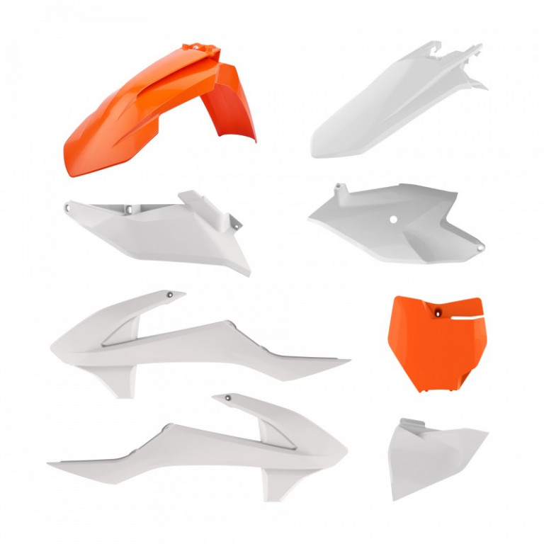 Plastic body kit POLISPORT 91369 OEM color for KTM SX 85 2018-2024