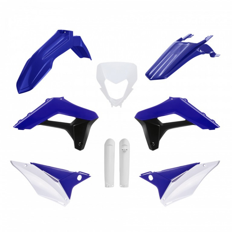 Plastic body kit POLISPORT 91381 blue/white