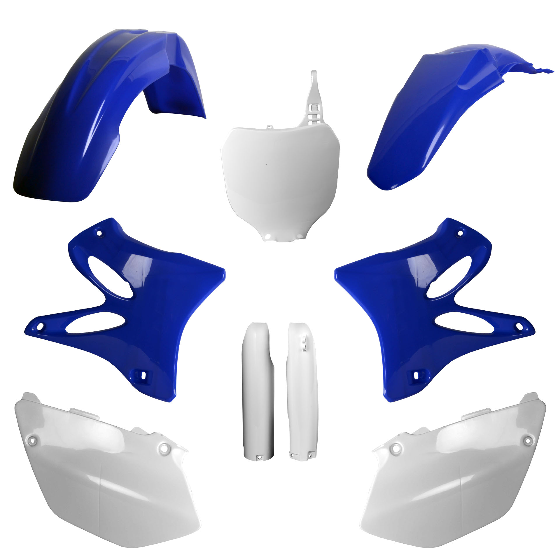 Plastic body kit POLISPORT 91385 OEM Color for YAMAHA YZ 125 2005, YAMAHA YZ 250 2005